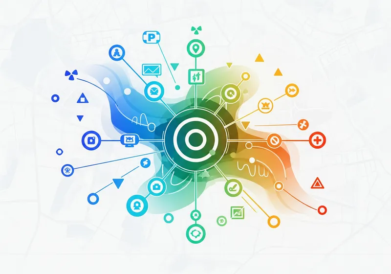 Local SEO Services optimization dashboard showing geographic targeting and local search analytics