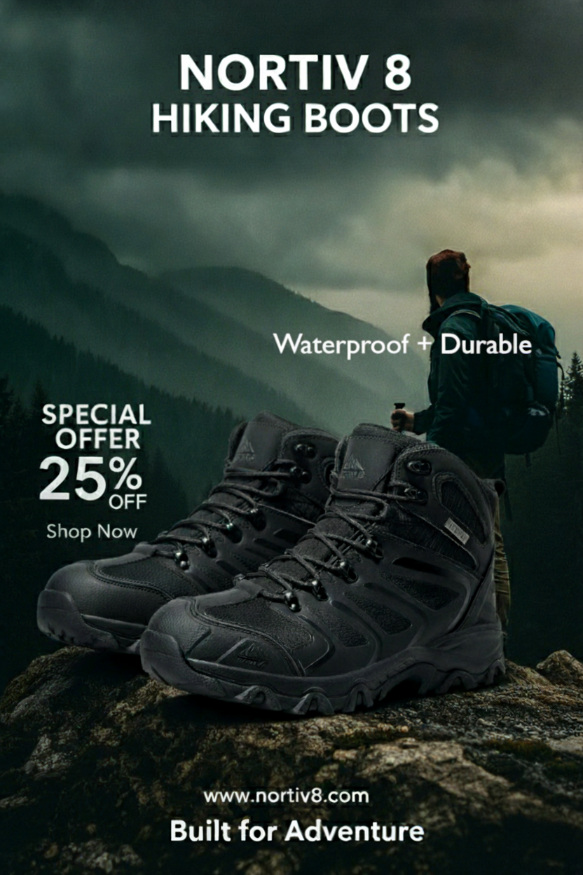 Outdoor Hiking Boots Lifestyle Campaign